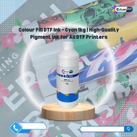 DTF Premium Cyan Pigment Ink 1kg