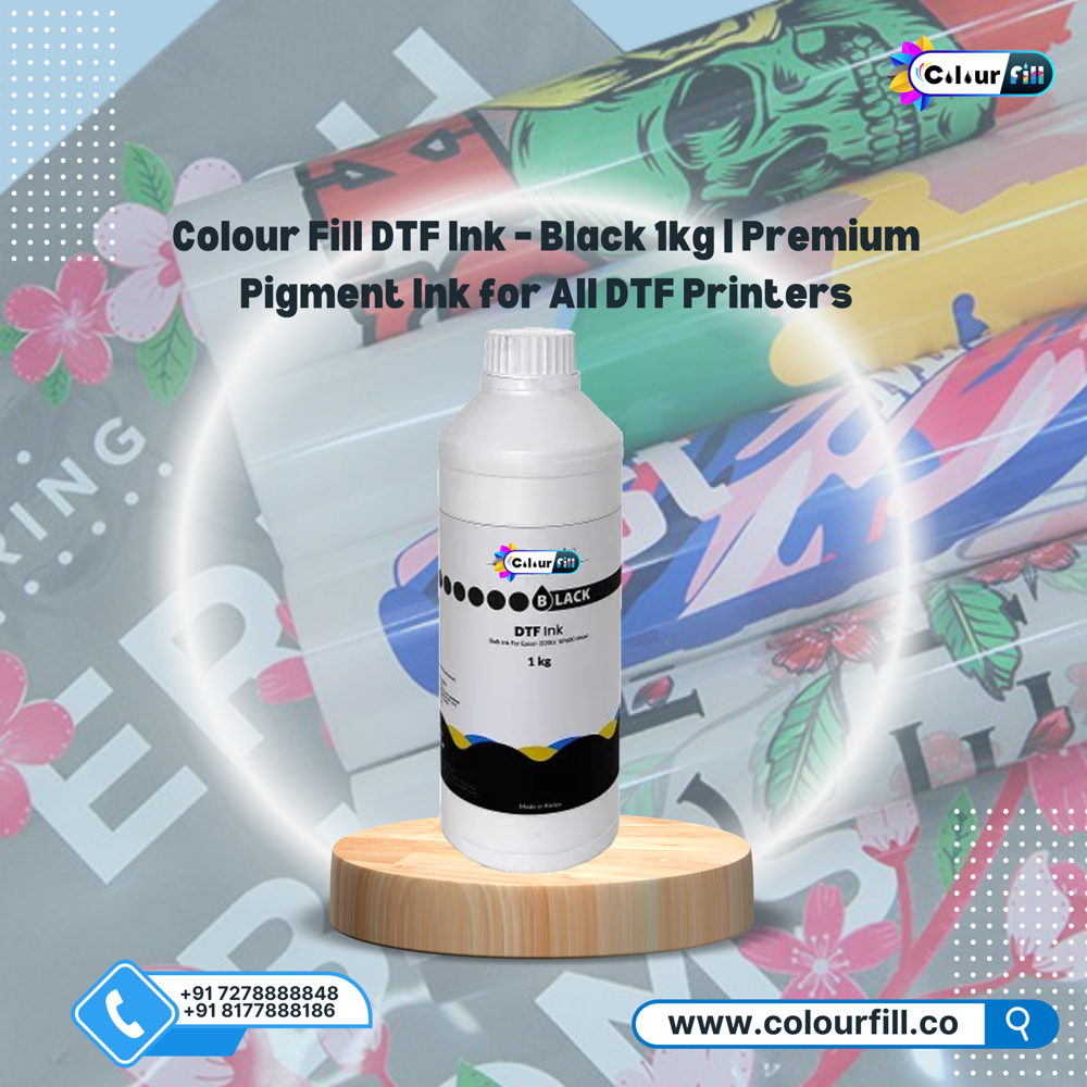 DTF Premium Pigment Ink Set CMYKWW 1kg