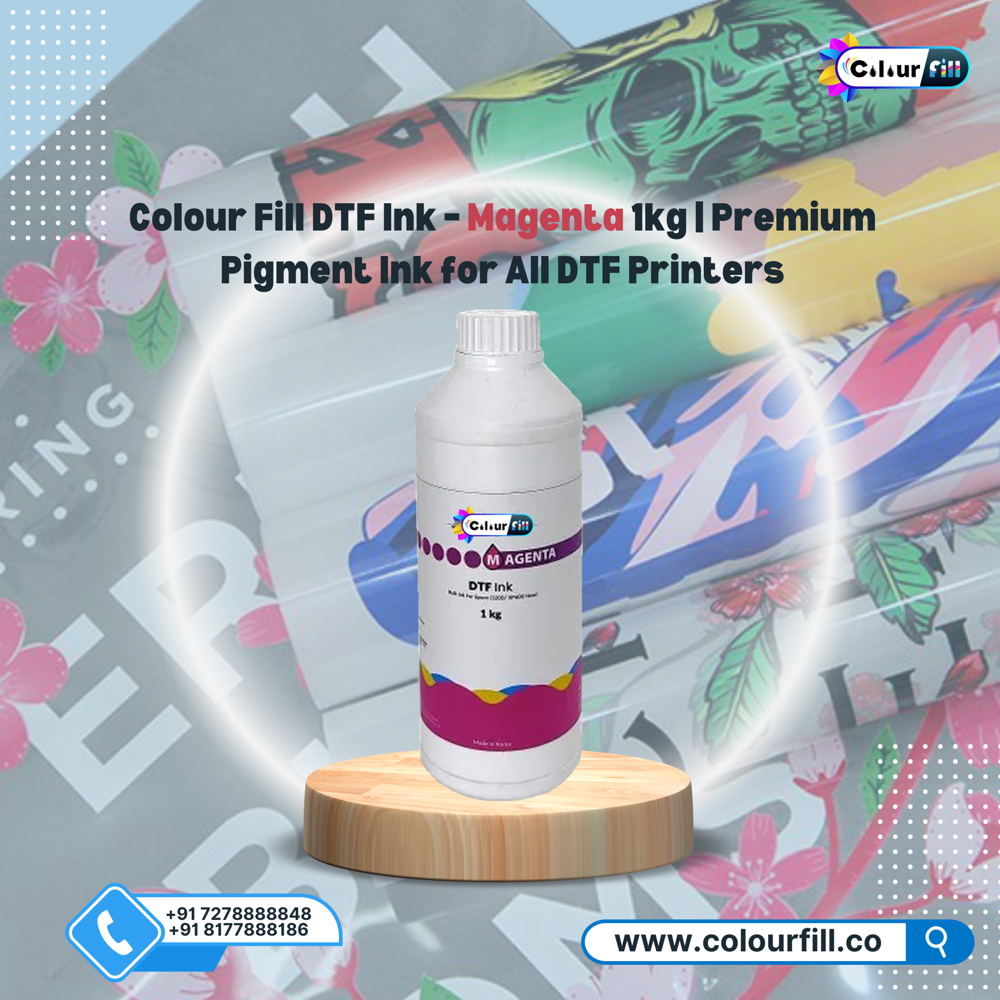 DTF Premium Pigment Ink Set CMYKWW 1kg