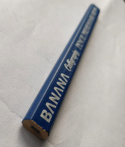 Calligraphy Pencil - Body Material: Wood