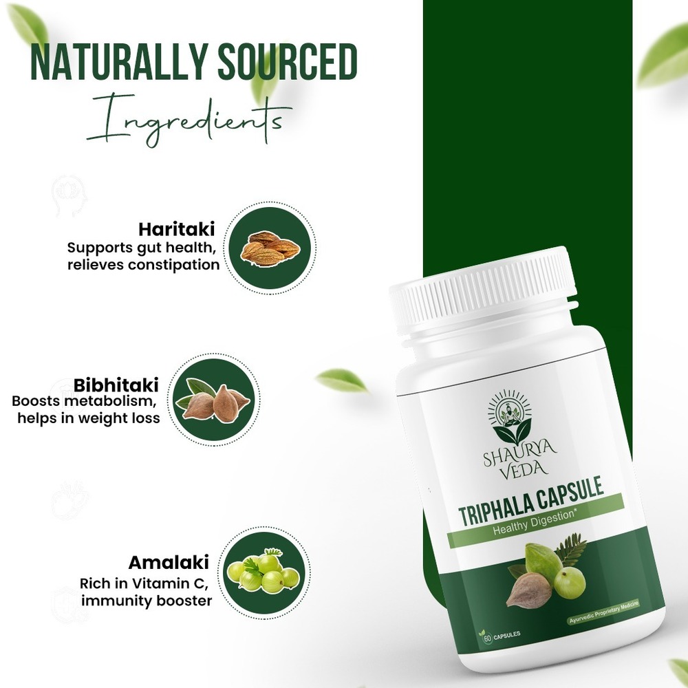 Triphala Capsule - Packaging Size: Standard