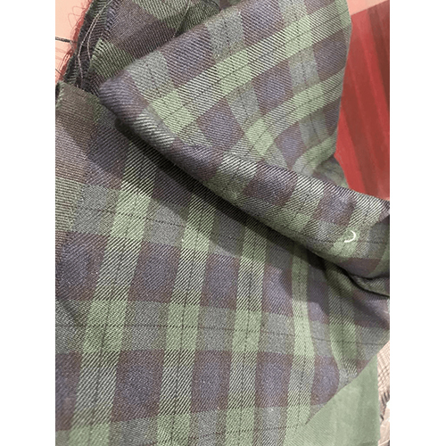 Black Watch Green Checks Tartan Fabric