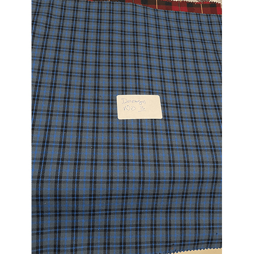 Grey And Black Check Fabric