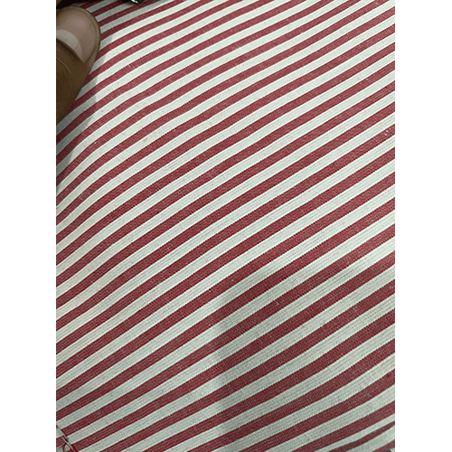 Pc Red Stripe Fabric - Application: Apparel/Clothing