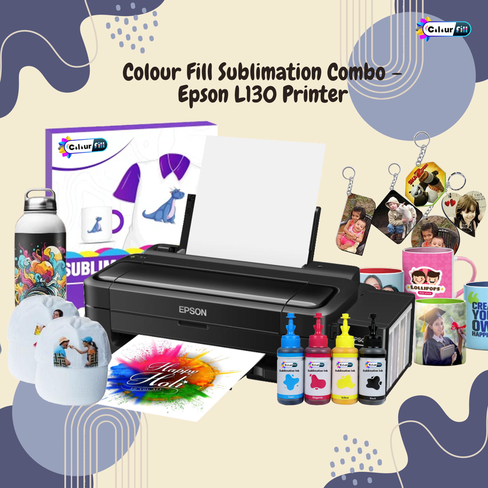 Sublimation Combo Epson L130 Printer + A4 Sublimation Paper + 100ml Ink Set