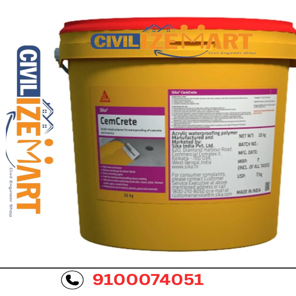 SIKA CEMCRETE (20KG)WATERPROOFING CHEMICAL