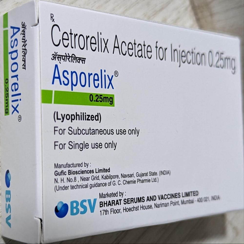 0.25 Mg 1 Vial Cetrorelix Acetate For Injection - Dosage Form: Liquid