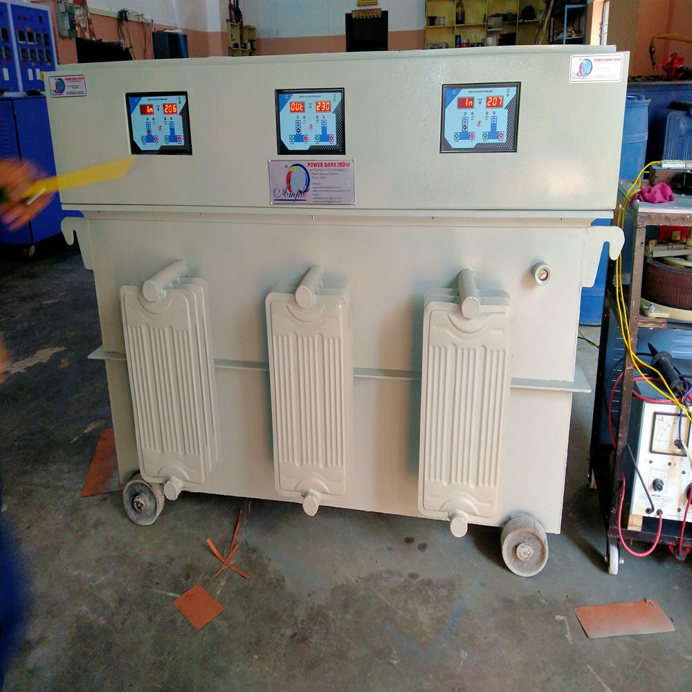 250 kVA Servo Voltage Stabilizer for Plastic Injection Molding Machines & Extruders  Industrial Use