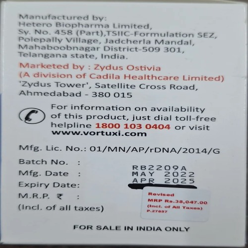 Vortuxi 500 mg Injection