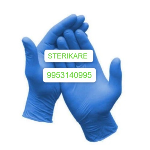 Blue Non Chlorinated Gloves