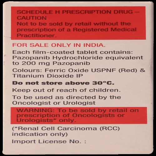 Votrient 200 mg Tablet