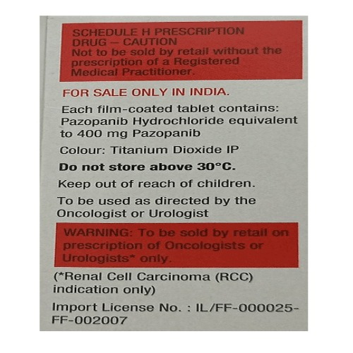 Votrient 400 mg Tablet