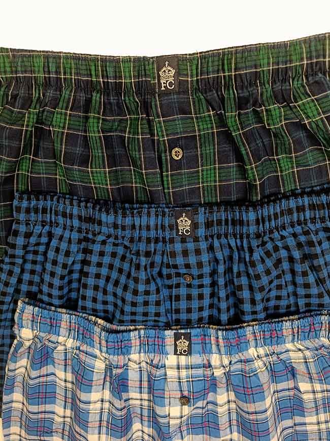 M11489 FRENCH CONNECTION Mens Woven Boxer Shorts Box Packaged