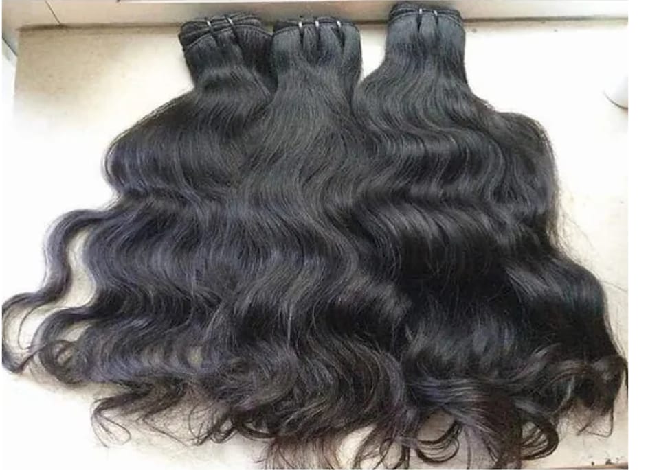 Wet and Wavy Bundles Human Hair Weaves Sew In Weft Extensions