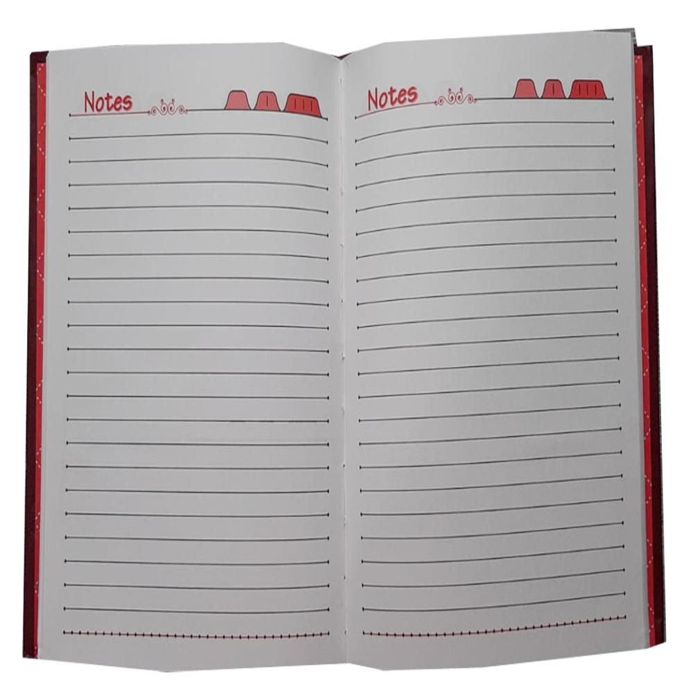 Fancy Cover Barmasel Size Notebook - Binding: Hard Bound
