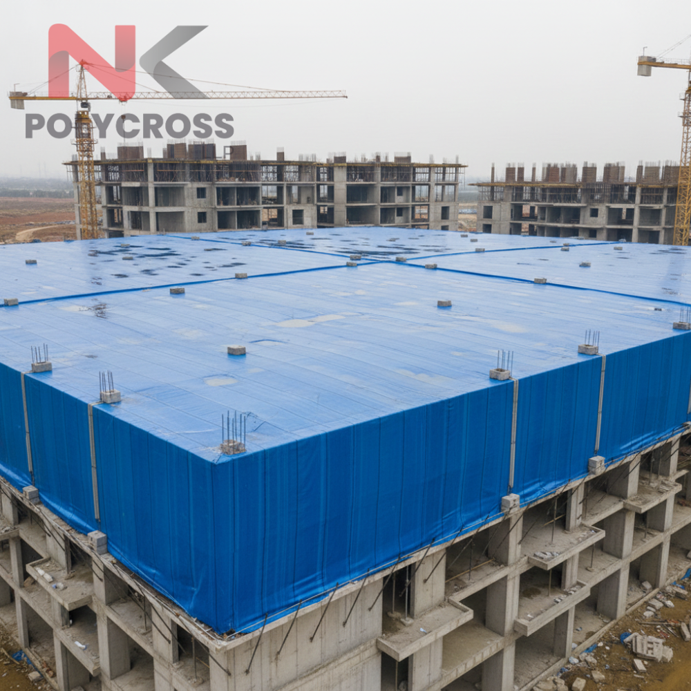 Construction Cover Sheet - Color: Blue/yellow