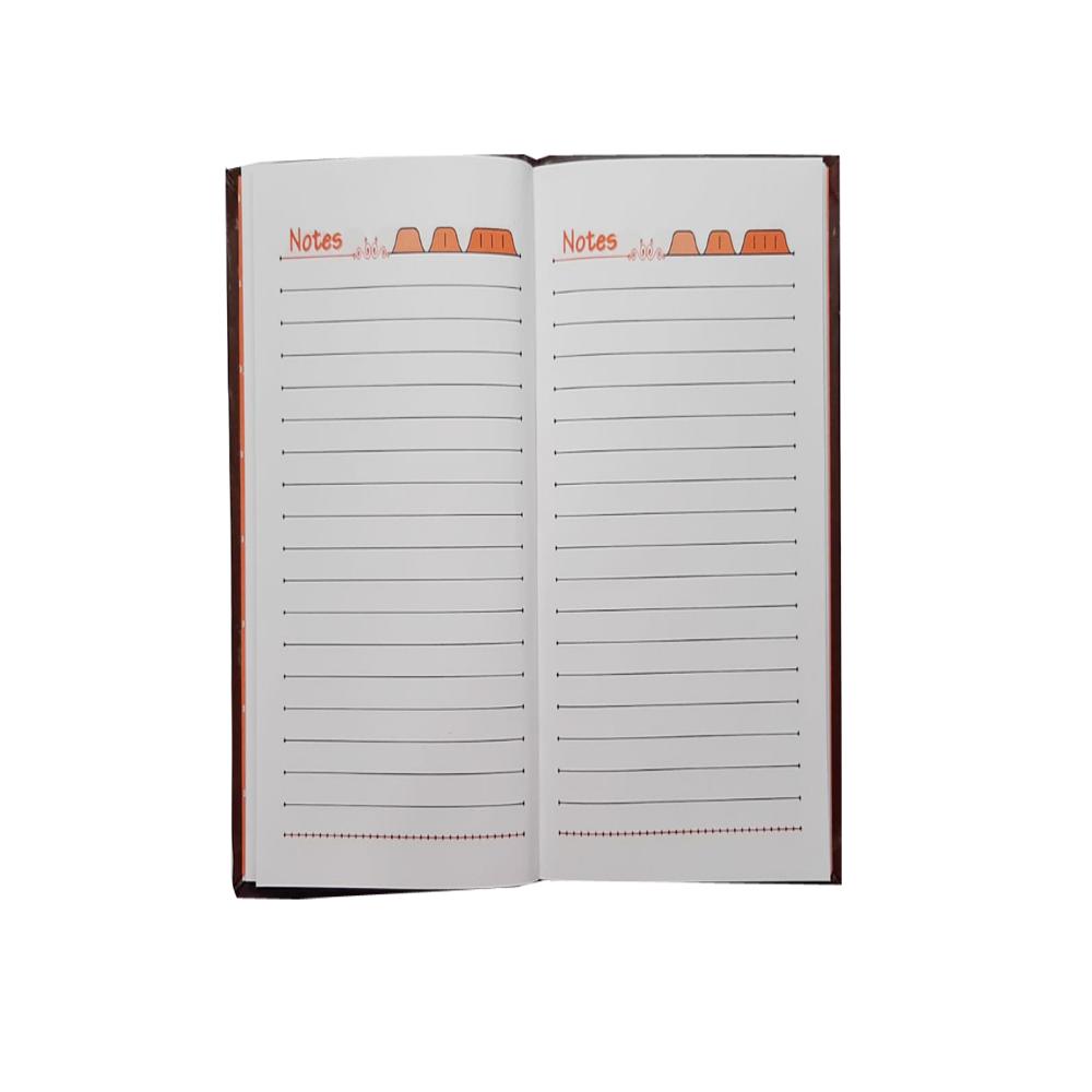 Fancy Table Size Notebook