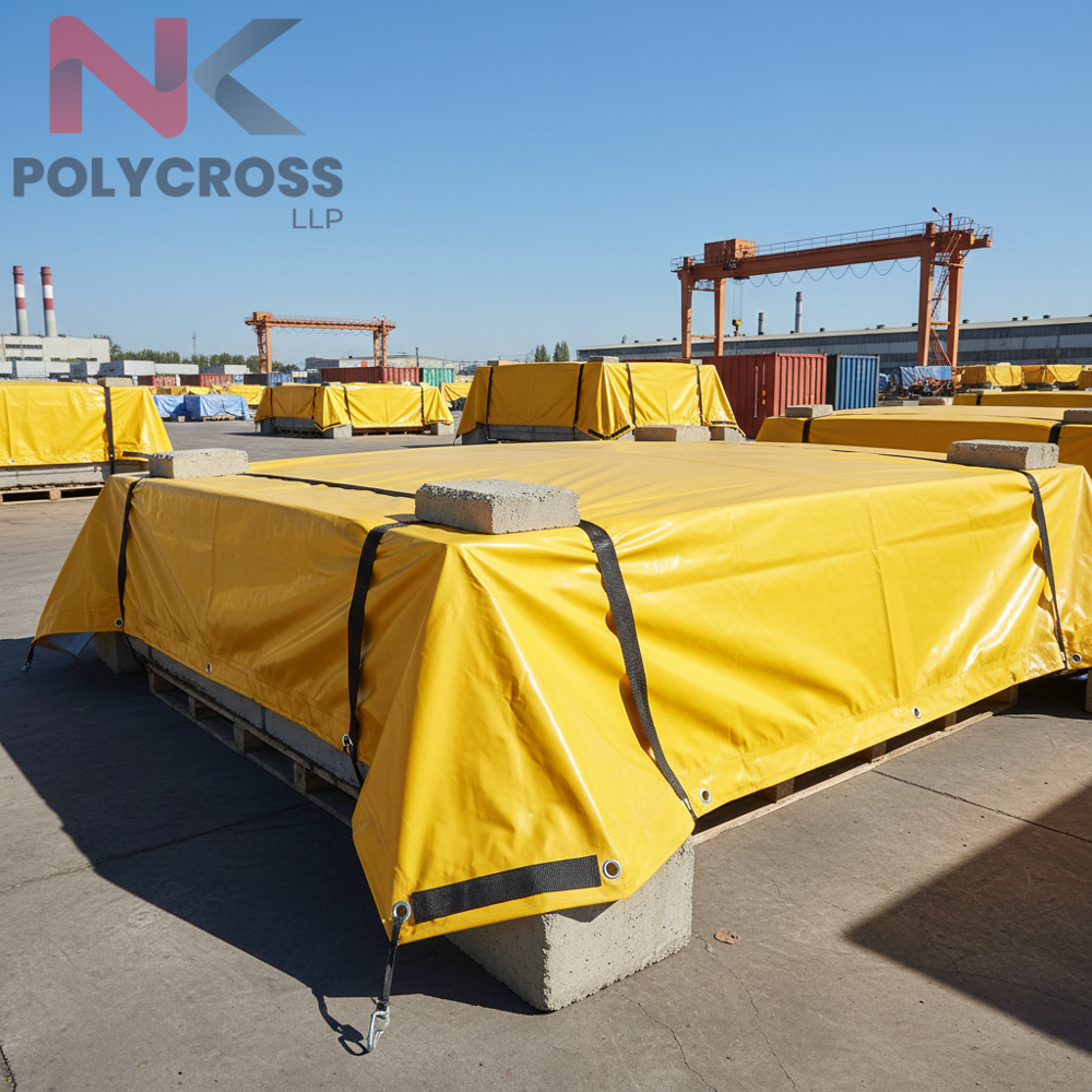 Building Material Cover - Color: Blue/yellow