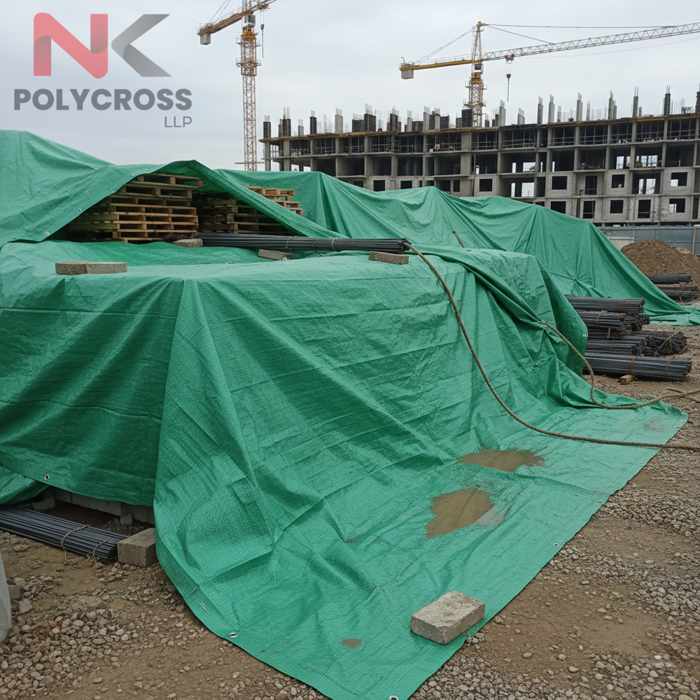 Building Material Cover - Color: Blue/yellow
