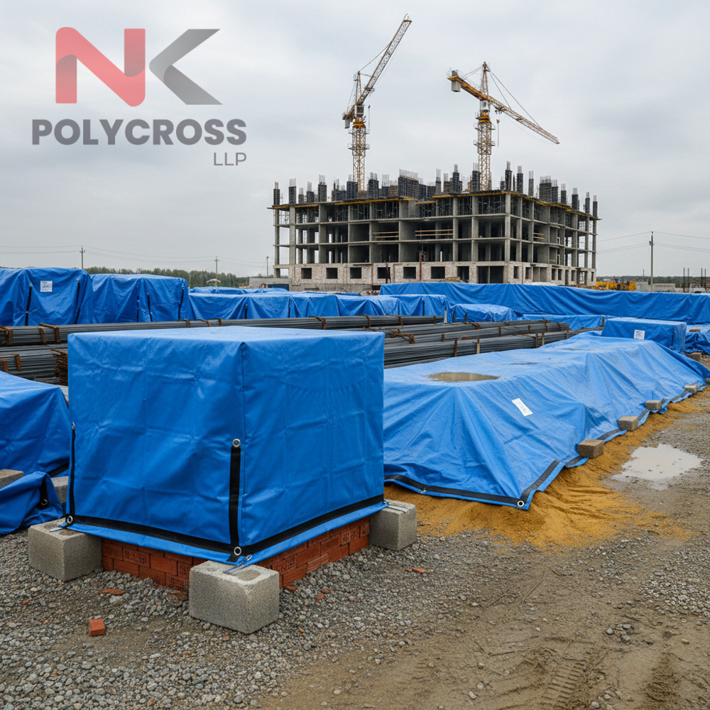 Building Material Cover - Color: Blue/yellow