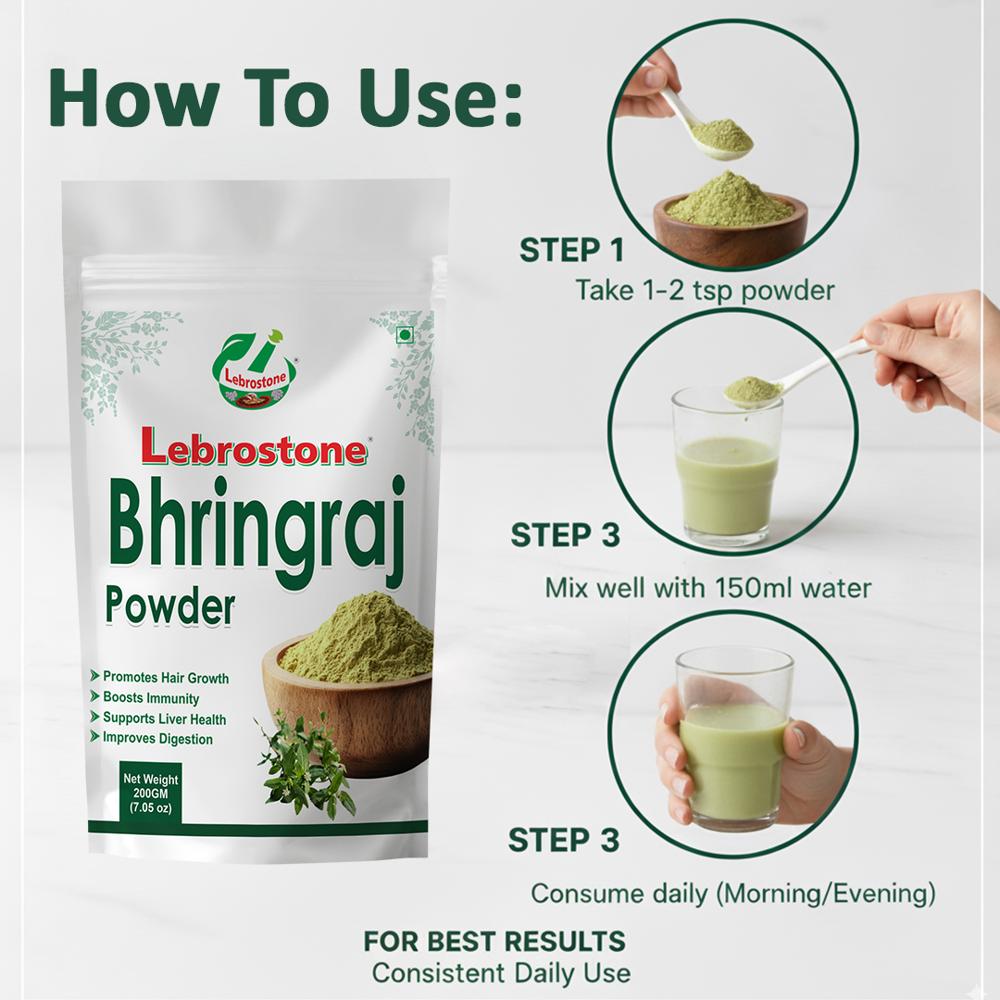 Lebrostone Bharangi Powder | Ayurvedic Herb | Supports Respiratory Health, Digestion, Detox & Immunity|200g
