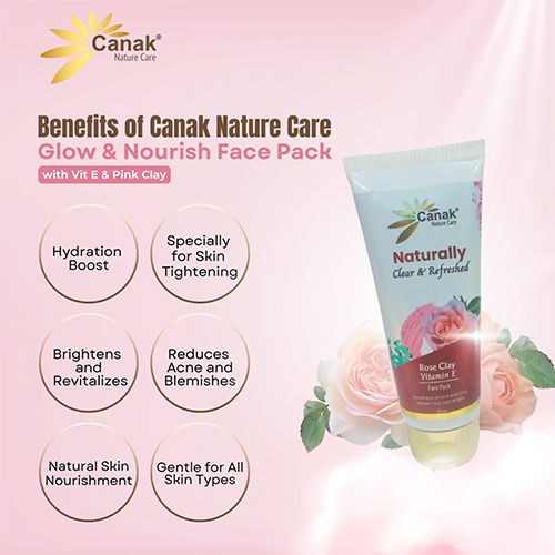 Rose Clay Vitamin E Face Pack