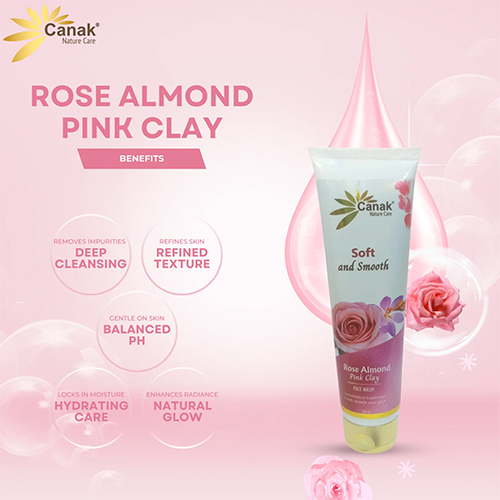 Rose Almond Pink Clay Face Wash
