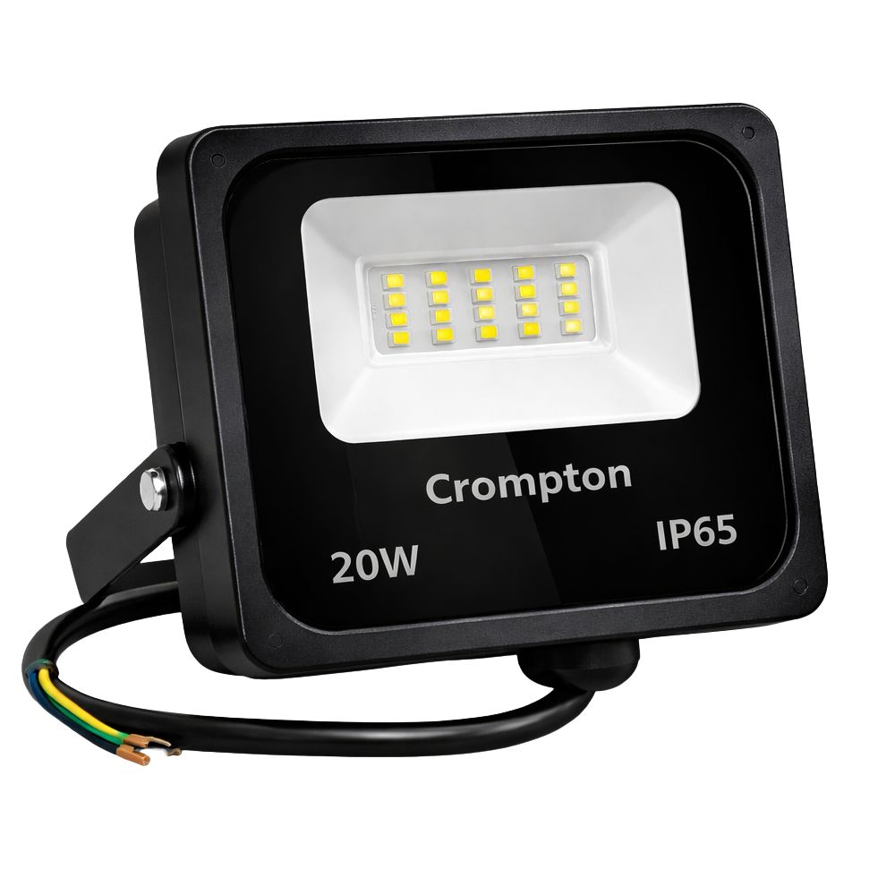 Crompton 20W Flood Light Cool Day Light Outdoor Lamp LDFLX20CDL LED IP65 Protection