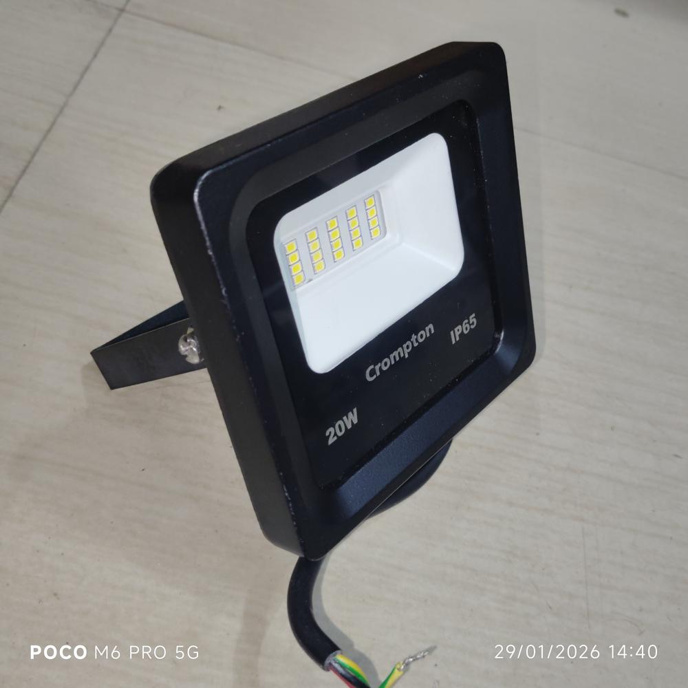 Crompton 20W Flood Light Cool Day Light Outdoor Lamp LDFLX20CDL LED IP65 Protection