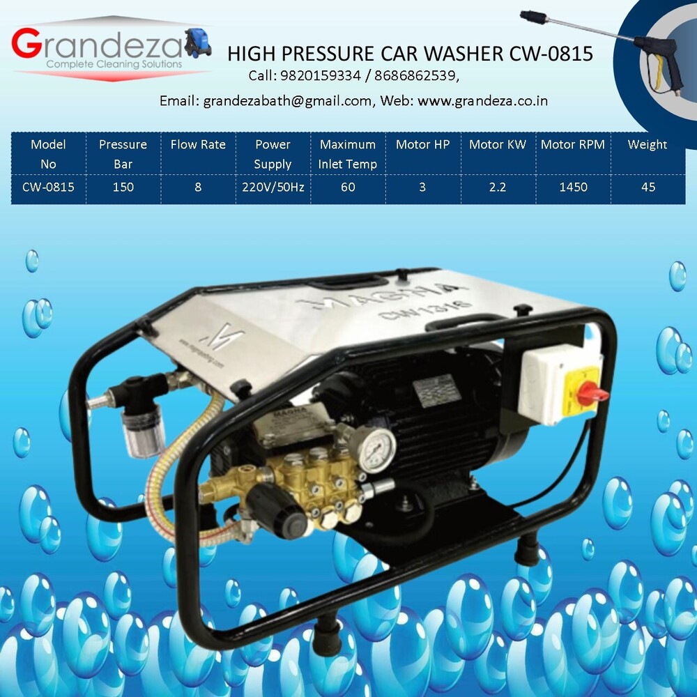 GRANDEZA MAGNA HIGH PRESSURE CAR WASHER CW-0815