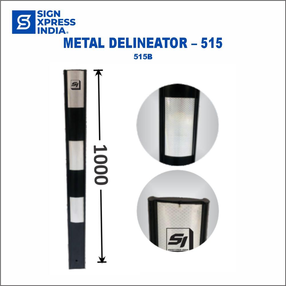 Metal Delineators - 515b - Color: Black