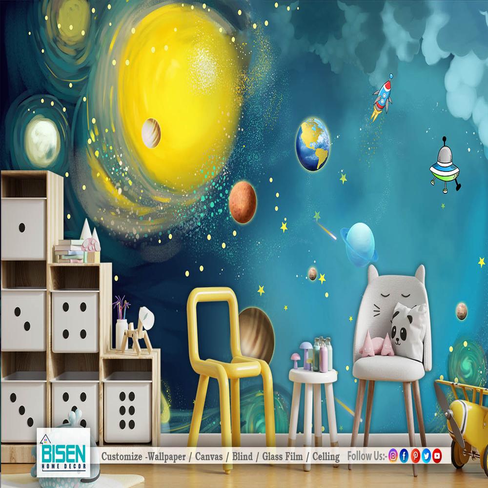 Childrens Wallpaper - Material: Non Woven