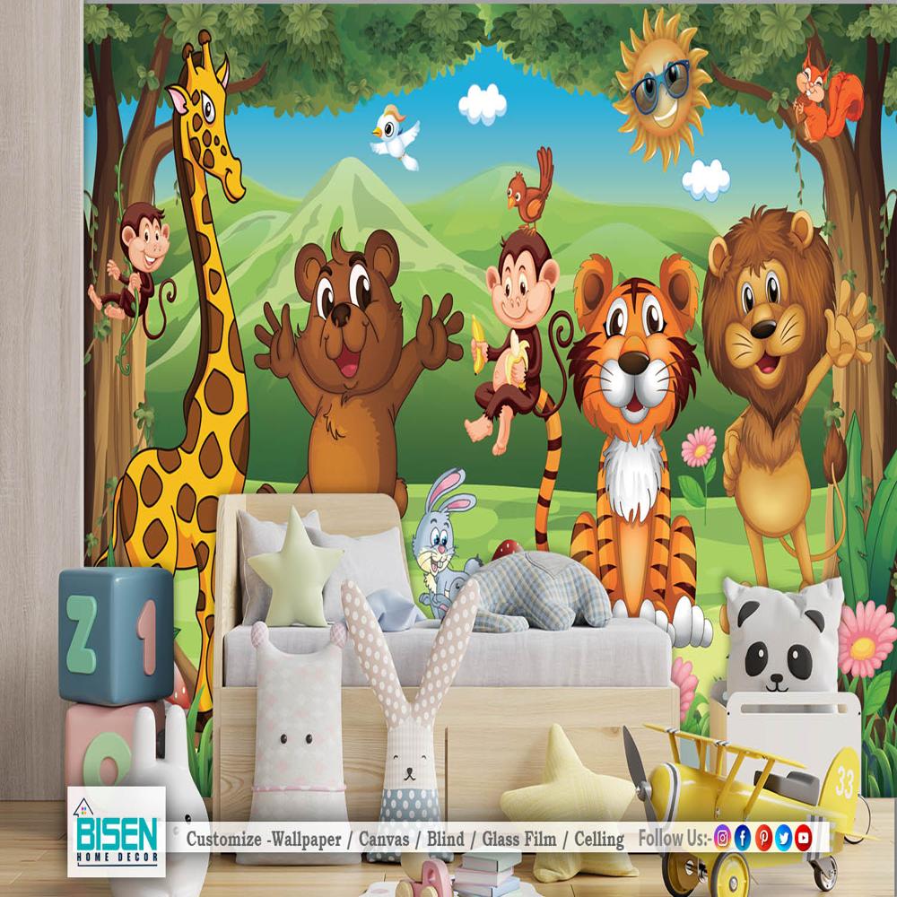 Childrens Wallpaper - Material: Non Woven