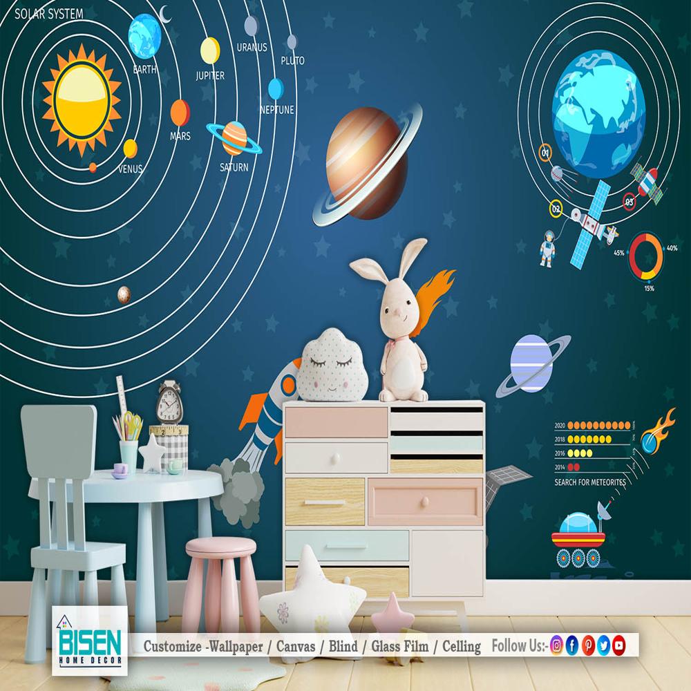 Childrens Wallpaper - Material: Non Woven