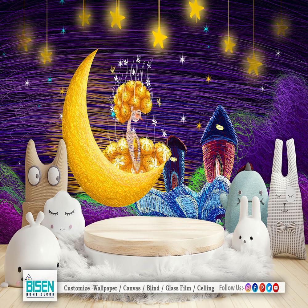 Nursery Wallpaper - Material: Non Woven