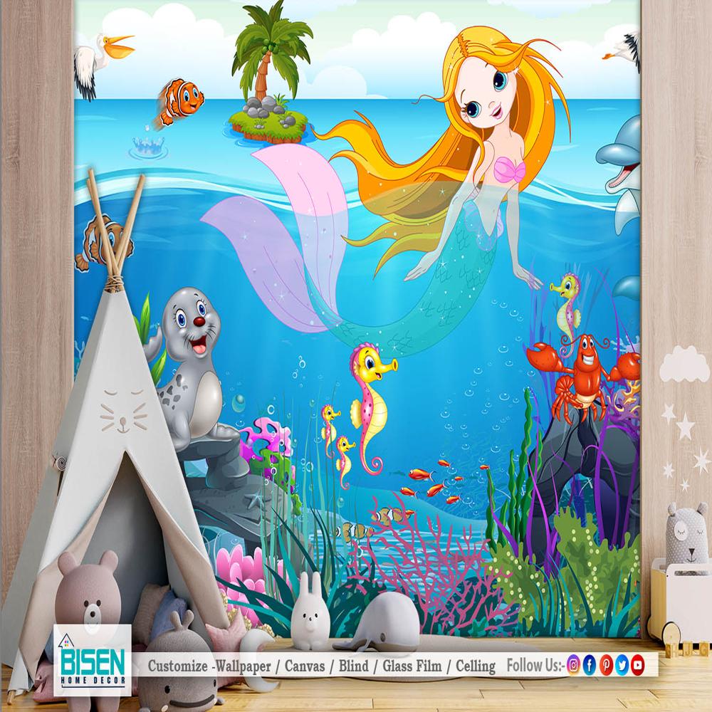 Nursery Wallpaper - Material: Non Woven