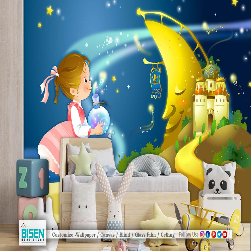 Playroom Wallpaper - Material: Non Woven