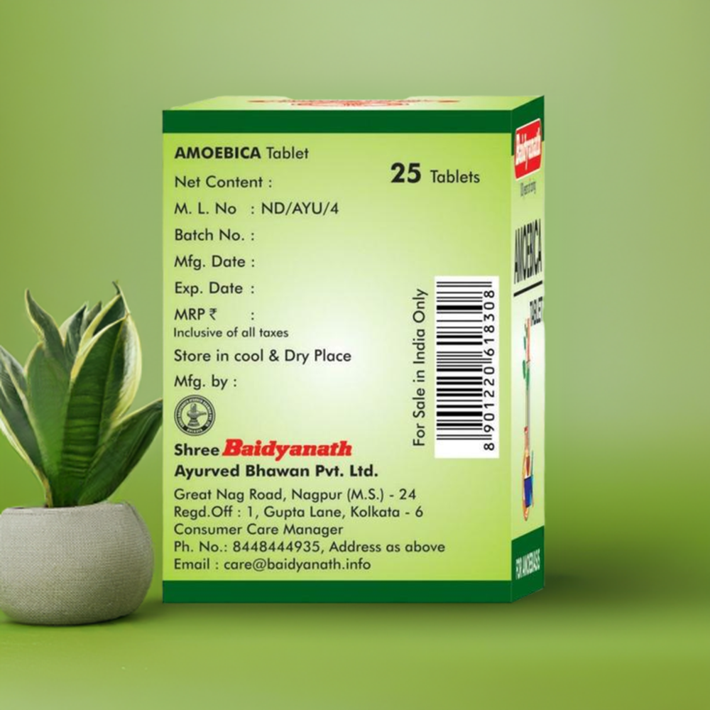 Baidyanath Amoebica 25 Tablets