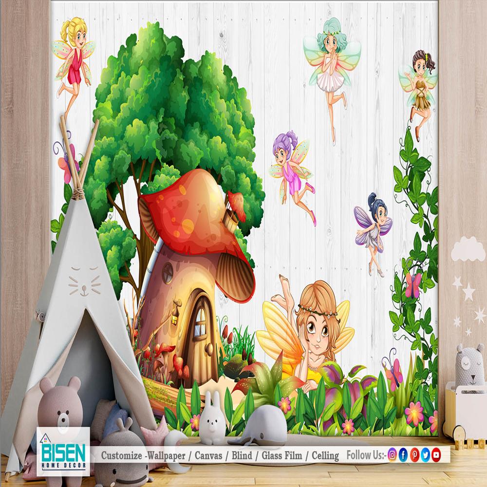 Playroom Wallpaper - Material: Non Woven