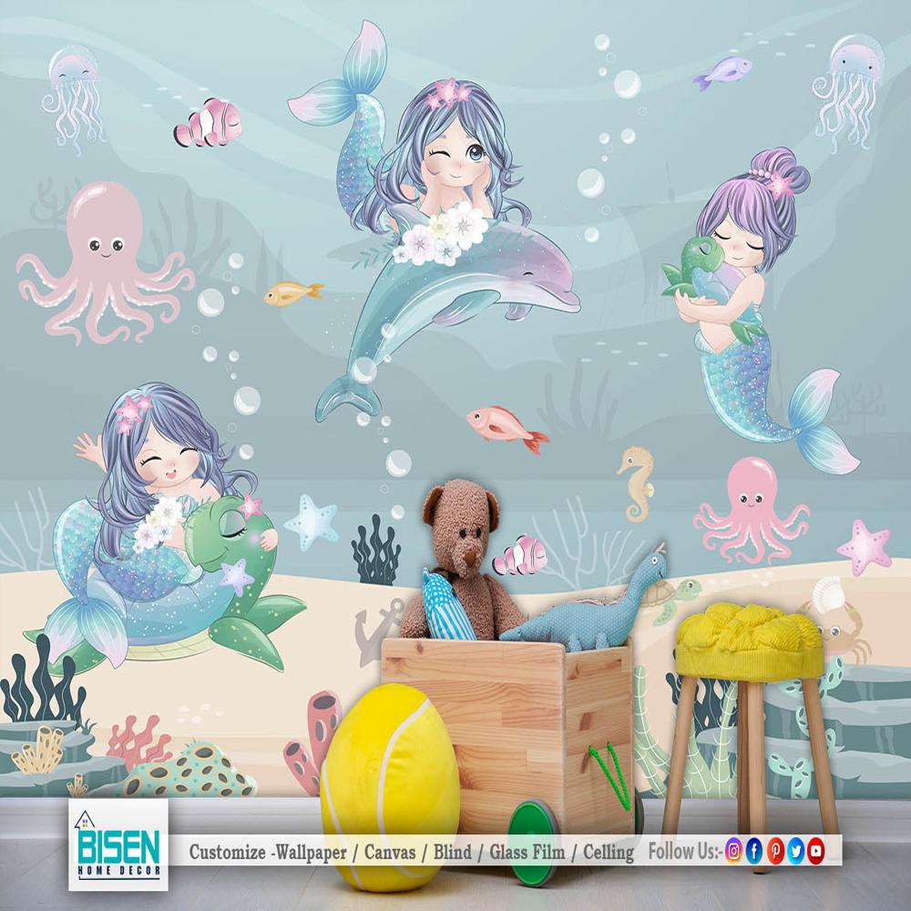 Playroom Wallpaper - Material: Non Woven