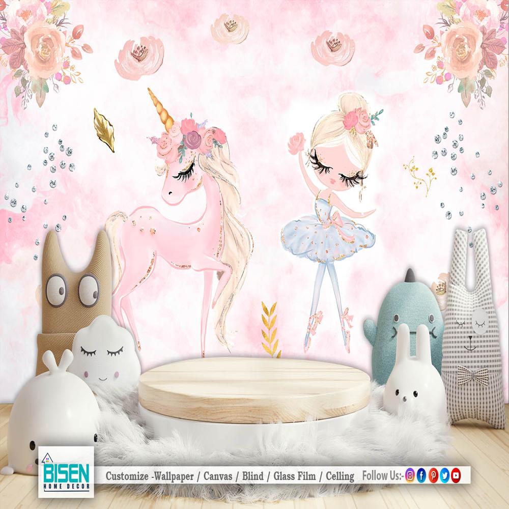 Cartoon Wallpaper - Material: Non Woven