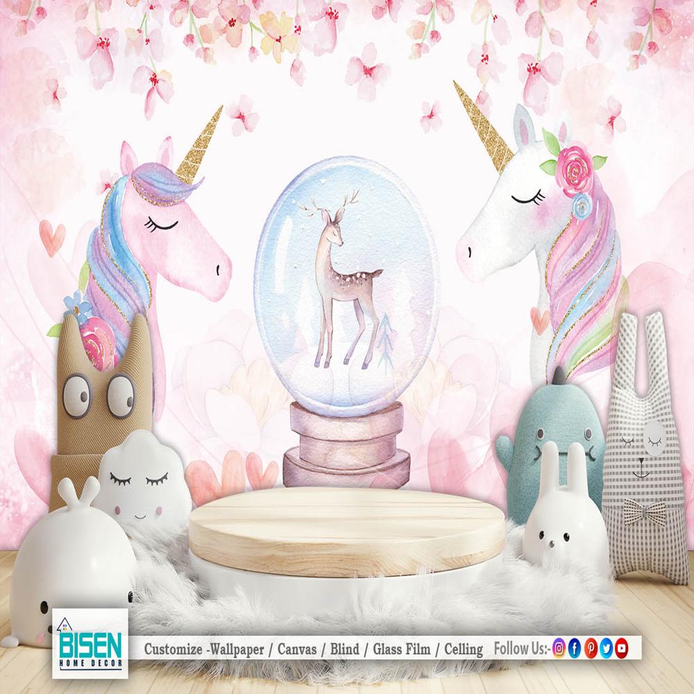 Cartoon Wallpaper - Material: Non Woven