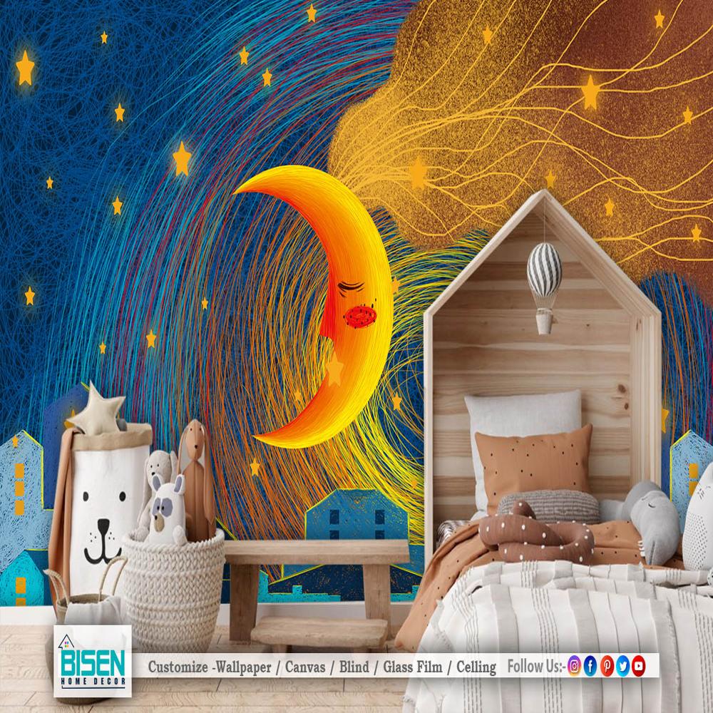 Cartoon Wallpaper - Material: Non Woven