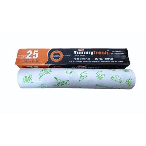 25 Meter Yummy Fresh Printed Butter Paper