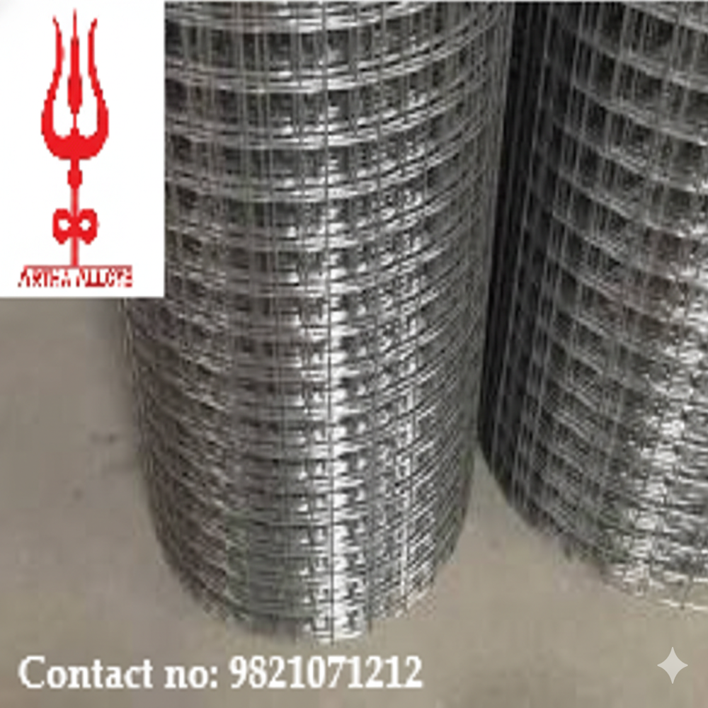 Welded Wire Mesh - Stainless Steel, Gray | Industrial Grade Durability, Versatile Applications For Enhanced Support And Security