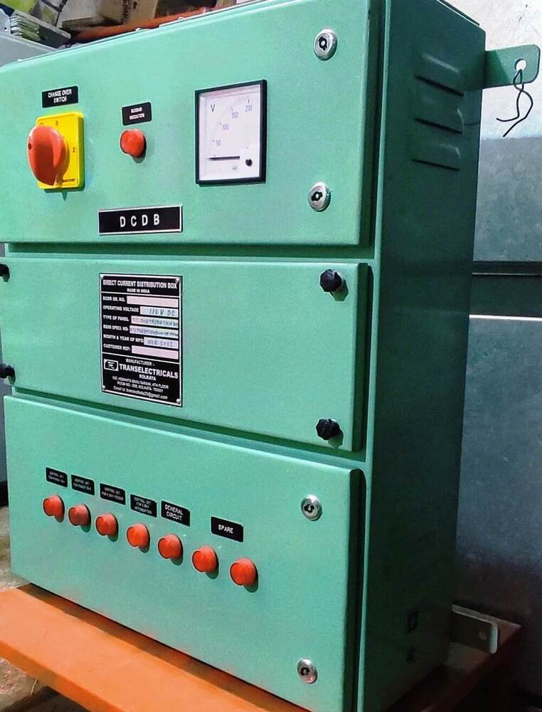 Dcdb Control Panel - Base Material: Mild Steel