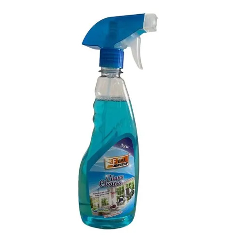500Ml Liquid Glass Cleaner Spray - Color: Blue