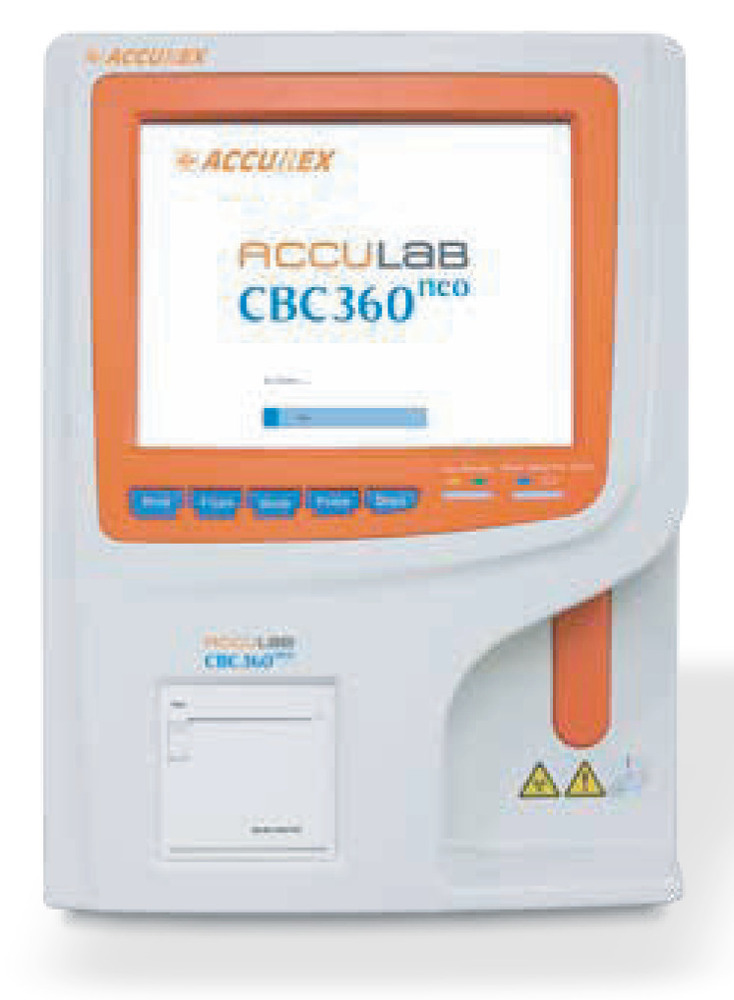 Acculab CBC 360 Neo 3-Part Hematology Analyzer
