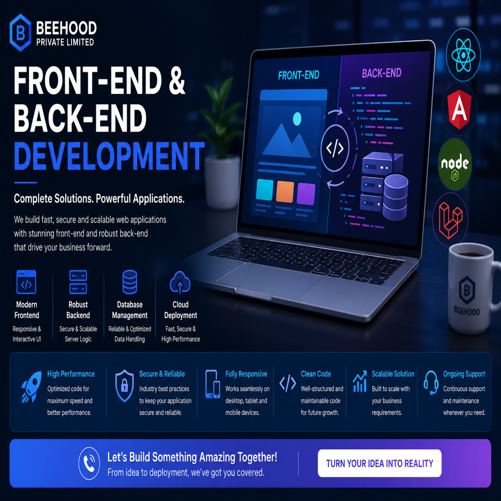 Front-End & Back-End Development