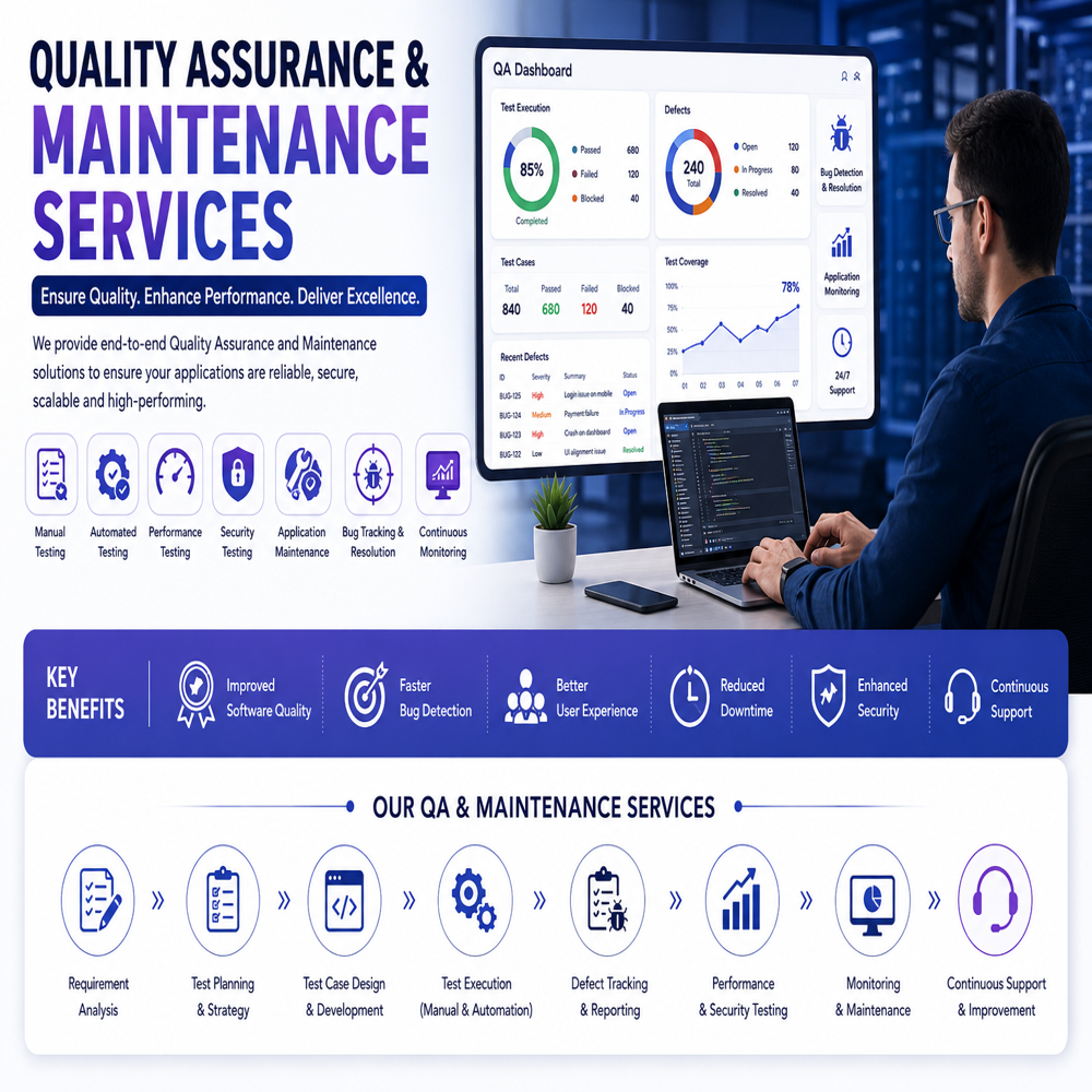 Quality Assurance and Maintenance services